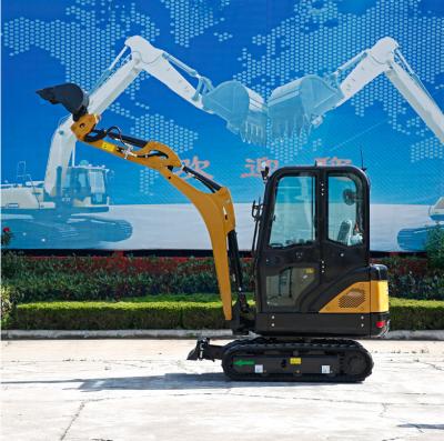 China 0.04 Cbm Hydraulic Mini Excavator 1.7 Ton Mini Compact Excavator for sale