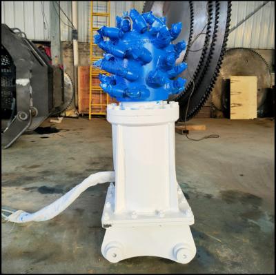 China Blauw 42CrMo-Graafwerktuig Rock Grinder Attachment 1450mm Machinehoogte Te koop