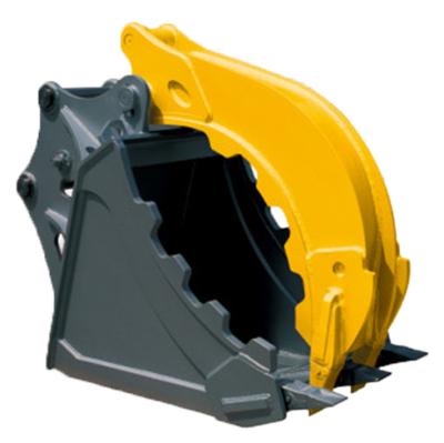 China 17-23 Ton Excavator Claw Opening 2220mm Duim voor Backhoe Emmer Te koop