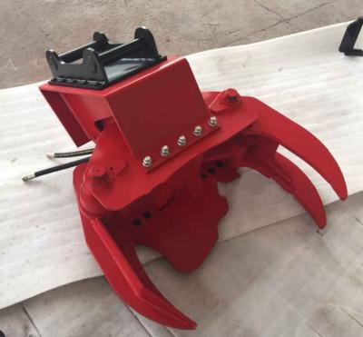 China Forest 300mm Mini Excavator Tree Shear 380 Kg Yakai CTHB Hydraulic Tree Limb Cutter for sale