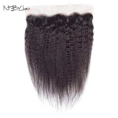 China Wholesale 12A Curly Straight Raw Cuticle Aligned Pre Plucked Hd 4X4 5X5 13X4 13X6 HD Lace Brazilian Hair Thin Transparent Headbands for sale