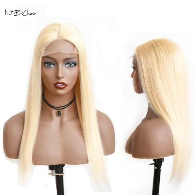 China Hot Sale 613 Blonde HD Straight Full Lace Wigs Raw Virgin Hair Lace Front Wig For Black Women Peruvian 360 Lace Frontal Closure Wig for sale