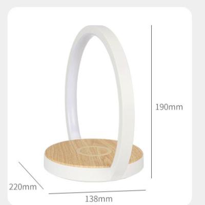 China Modern Portable LED Night Light With Qi Padi Wireless Charger Cell Phone Wireless Charger With Lamp for sale