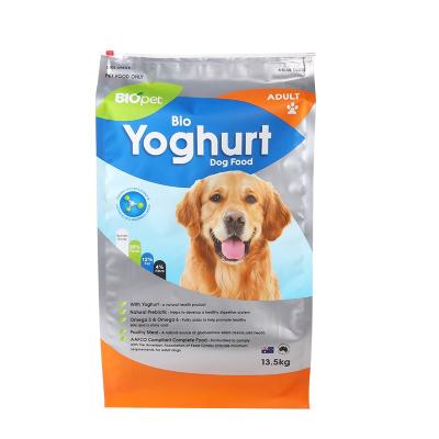 China Hot Sale Safety Moisture Proof Size Stand Up Flat Bottom Pouch Cat Dog Feed Food Packaging Pet Food Bag à venda