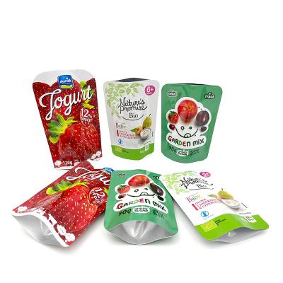 China Custom Logo Plastic Snack Packaging Bag Fruit Package Moisture Proof Dry Pouch Stand Up Food Package Bags for sale