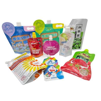 中国 Liquid Pouch Jelly Sauce Spout Pouch Safety Food Grade Beverage Packaging Stand Up Sauce Packing Bag 販売のため