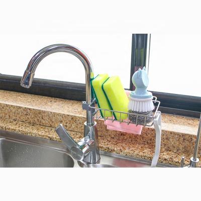 China Viable Kitchen Sink Faucet Stainless Steel Drain Sink Rack Bathroom Sink Storage Rack For Sale for sale