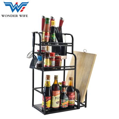 China Viable Custom Design Stainless Steel Metal Wire Two Sideboard / Three Tier Draining Dish Rack Rack for sale