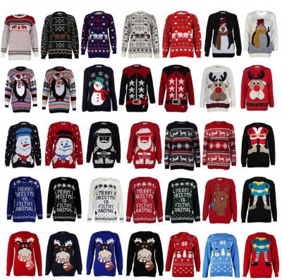 China Novelty Christmas Sweater Ladies Christmas Sweater Anti-pilling Christmas Ugly Women Sweater Retro Wholesale for sale