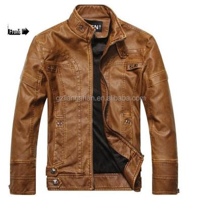 China Breathable Mens Slim Fit Cool Motorcycle Leather Jackets Coat Leather Fleece Jacket Motorcycle for sale