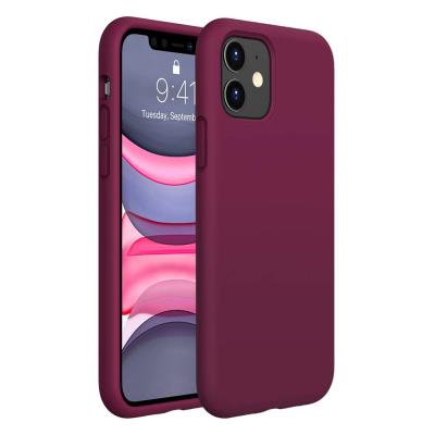 China Solid Candy Color Shockproof Good Quality Frosted Matte Mobile Cell Phone Cover For iPhone 13 12 11 Pro Max Mini Soft TPU Case for sale