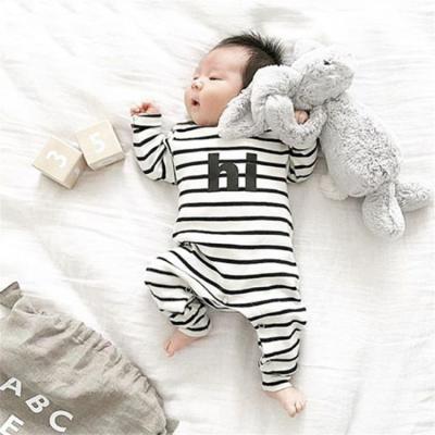 China Wholesale Unisex Cute Newborn Baby Pattern Overalls Cotton Long Sleeve Overalls Breathable Washable Eco-friendly Autumn for sale