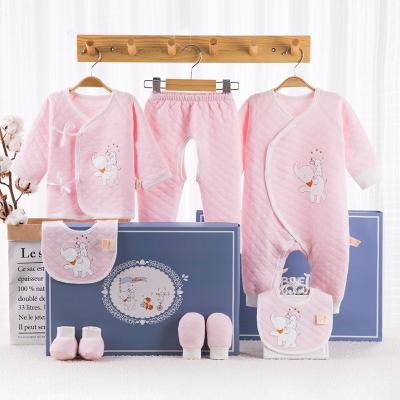 China Autumn Newborn Baby Clothes Anti Shrink Spring Newborn Baby Gift Set Romper For Newborn Baby Clothes Newborn Romper for sale