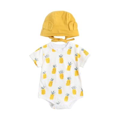 China Wholesale Soft Newborn Baby Romper Overalls Baby Sleeve Jumpsuit Baby Fashion Outfit BRS1044 for sale