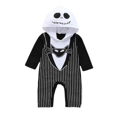 China Custom Baby Rompers Halloween Cotton Print Overalls Rompers Newborn Baby Boy Clothes for sale