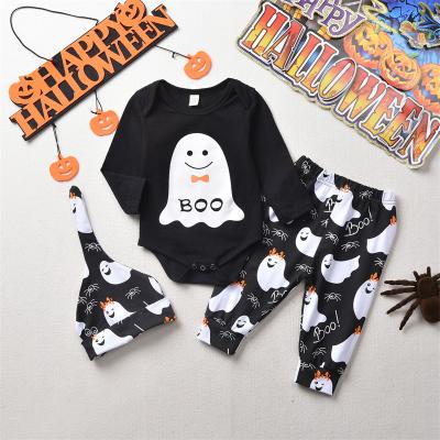 China Eco-Friendly Baby Boy Autumn Long Sleeve Romper Autumn And Winter Newborn Halloween Party Clothes for sale