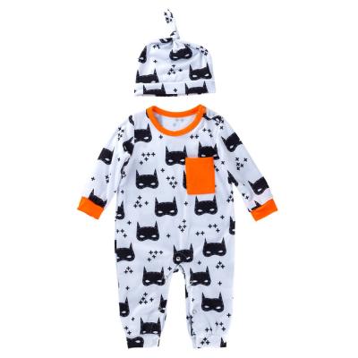 China Eco-Friendly Washable Breathable Fancy Costume Hooded Baby Boy Romper Jumpsuit Kids Party Clothes Halloween Clothes Kids for sale