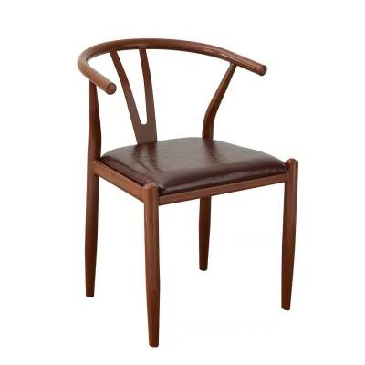 China Latest quality long velvet leather restaurant dining room cooling modern nordic wooden chair for sale