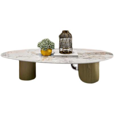 China Contemporary Multifunctional Natural Modern Round Metal Stainless Steel Coffee Table Set for sale