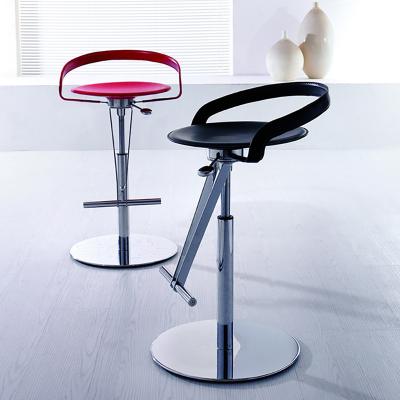 China Contemporary For Sale The Stylish Adjustable Hotel Bar Stool Chair Leather Seat Covers for sale