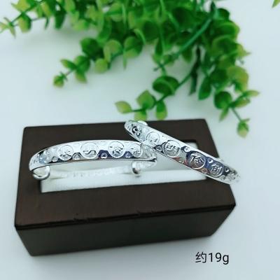 China silver bracelets designs for girls women 19g D for sale