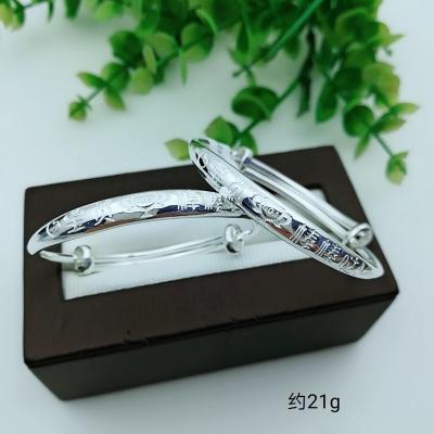 China silver bracelets designs for girls women 21g B for sale