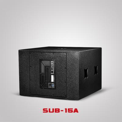 China Hot Product KTV Rooms 15inch Active Subwoofer bass Cabinet box sound system SUB-15A for sale