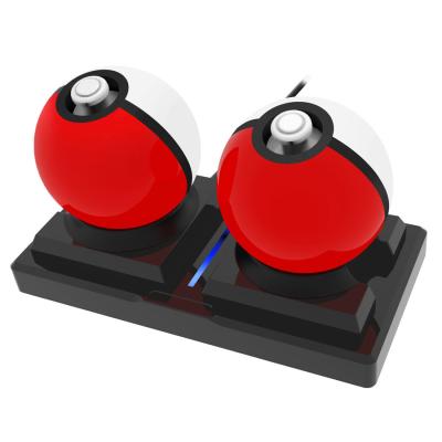 China Newly 2 in1 Charging Stand Charge Dock Station for Nintendo Switch Poke Ball Plus for sale