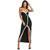 China High quality tube top Split long evening dress backless sexy bandage dress clothes woman for sale