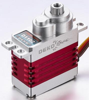 China DEKO SERVO D1102 Full CNC Aluminium Case Digital Coreless motor Hi-end Micro servo mini 9g servo For 380-450#Heli cyclic for sale