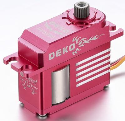 China DEKO SERVO HV6295 Full CNC Aluminium Case Digital Coreless motor Hi-end mini servo For 500-550 # Heli cyclic, airplane for sale