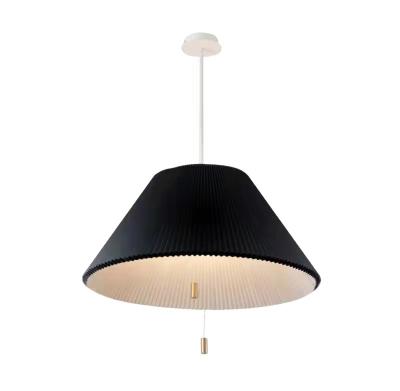 China Newest Design Fabric Shade Pendant Lamp Pleated Modern Chandelier Variable Deformation for sale