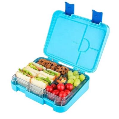 China Outdoor Durable Oumego Boy And Girl Take Away Lunch Box Cute Design Kids Bpa Free Plastic Lunch Box Bento Lunch Box for sale