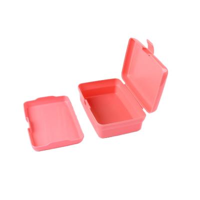 China Aohea Modern Wholesale Pink Plastic Bento Box PP Bento Box With Divider Kids Snack Box for sale