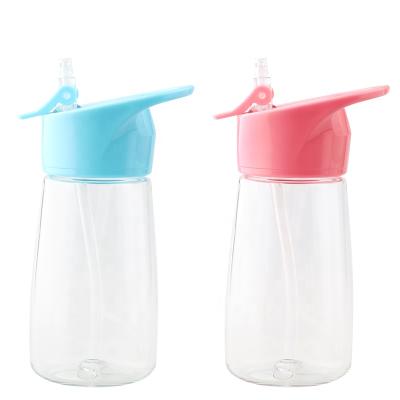 China Eco-Friendly Sustainable High Quality Plastic Wholesale Water Bottle Non-Toxic Drinking Water Bottle With Straw for sale