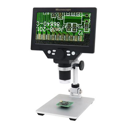 China HD Microscope PDOK 7 Inch HD LCD Display Electronic Microscope 1200X Times Digital Microscope for sale