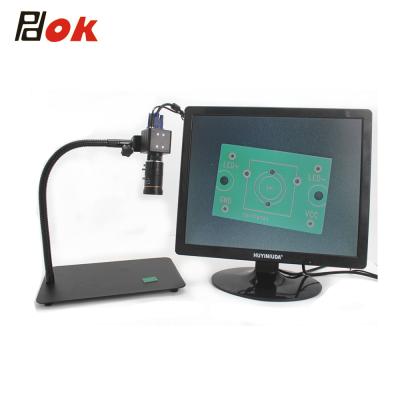 China PDOK Industrial Biological/Electronic Digital Microscope with HD 2.0 MP Adjustable Metal Base Camera for Monitoring and Inspection for sale