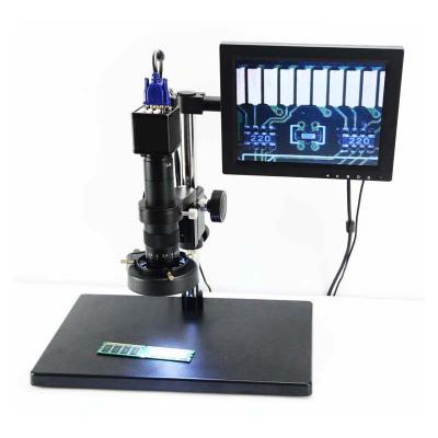 China PDOK Industrial Biological/Electronic Digital Visual Microscope with Large Touch Screen Phone LCD Screen Repair Welding Microscope for sale