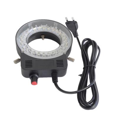 China 52 LED Ring Light Adjustable Illuminator Lamp for ZOOM Microscope Microscope Light STEREO EU Plug OK65 for sale