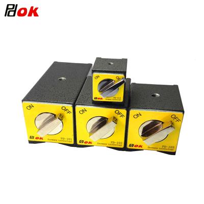 China PDOK Industrial Strong Holding Magnetic Force Base With ON/0FF Switch for sale