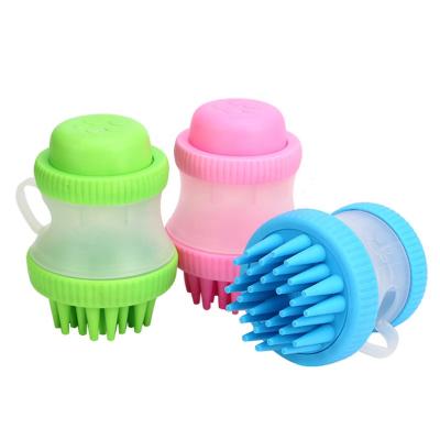 China Sustainable Pet Hair Remover Brush Silicone Pet Hair Remover Brush Dog Deshedding Brush for sale