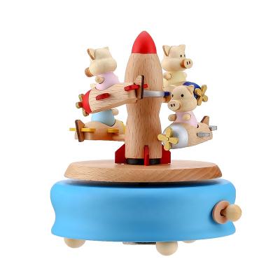 China Happy Birthday Wooden Box Wooden Music Music Box Wooden Box for sale