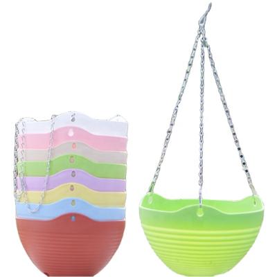 China Modern Support Ferns and Flower Decorative Garden Thicken Pots Hanging Planter Plastic Flower Pot for sale