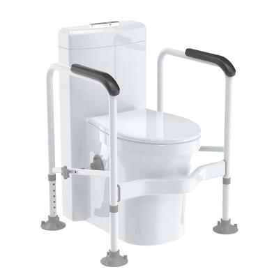 China Best Large Environmentally Friendly Unique Selling Safety Medical Rise Elbow Toilet Armrests Toilet Safety Rail for Disabled Elder for sale