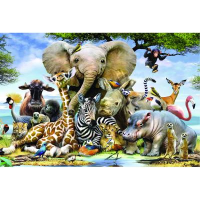 China High Quality Colorful 1000pcs DIY Practice Design Custom Printing Puzzle for sale