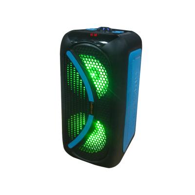 China DTS Dual 4 6 8 Inch Portable Mode Stereo Radio Amplifier Speaker for sale