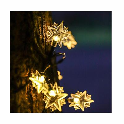 China Solar Holiday Home Decoration Led Outdoor String Lights Waterproof Solar Christmas Decorations Holiday Light for sale