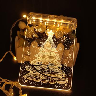 China Christmas Nordic Novelty Retro Wholesale 3D Customizable Remote Control Modeling Bedroom Led Small Night Lights for sale