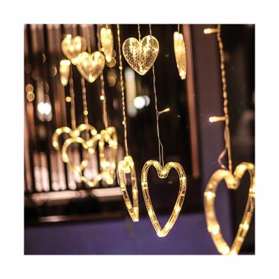 China String Lights Best Selling Decorative Led Curtain String Light Holiday Bedroom Curtain Lamp Holiday Night Lights for sale