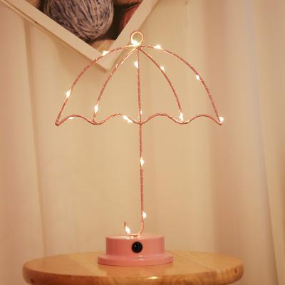 China Creative Hot Sale LED Rooms USB Metalwork Nursing Small Night Light Bedroom Eye Protection Night Light for sale